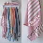 Personalised Sustainable Beach And Bath Towel, thumbnail 7 of 12