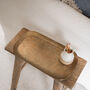 Forged Brass Metal Tray 30cm X 16.5cm, thumbnail 3 of 3