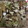The Prehistoric Eden Serving Tray In Burgandy Featuring Extinct Wildlife By House Of Norris, thumbnail 2 of 3