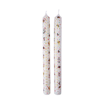 Christmas Robin Design Pack Of Two Advent Candles, 3 of 5