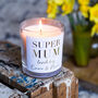 Super Mum Personalised Mothers Day Candle, thumbnail 3 of 5
