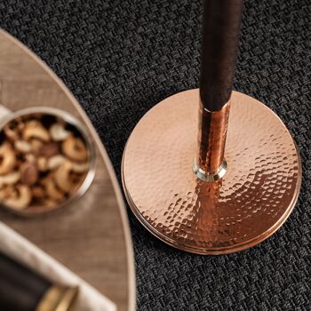 Hand‑Hammered Copper Ice Bucket And Stand Set, 7 of 9
