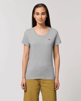 Tiny Flag 100% Organic Cotton Women's T Shirt, 7 of 10