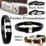 Engraved Black Memorial Urn Clasp Bracelet For Ash Storage With Custom Keepsake Design, thumbnail 6 of 11