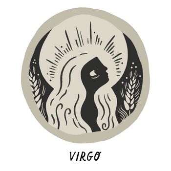 Virgo Zodiac Coin Pendant Necklace, 4 of 5