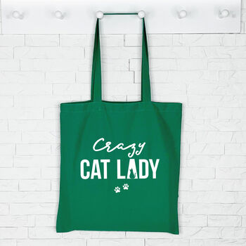 Crazy Cat Lady Tote Bag, 5 of 6