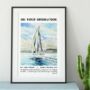Personalised Ordination Sail Print Ordination Gift, thumbnail 6 of 8