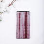 100% Silk Glasses Case Tie And Dye Grey And Maroon, thumbnail 1 of 2