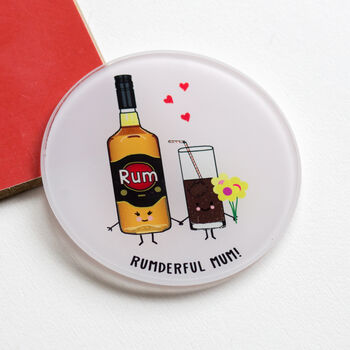 Funny Rum Coaster For Mum, 2 of 5