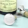 Personalised Sterling Silver Bottle Stopper, thumbnail 2 of 4