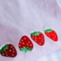 Embroidered Strawberries T Shirt, thumbnail 4 of 6