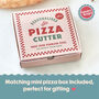 Personalised Couples 11th Steel Anniversary Pizza Cutter, thumbnail 3 of 5