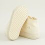Personalised Ivory Kids High Top Trainers, thumbnail 2 of 5