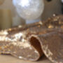 Sequin Christmas Tree Skirt Silver, Gold, Rose Gold, thumbnail 2 of 6