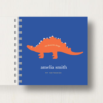 Personalised Kid's Dinosaur Small Note Book, 7 of 9