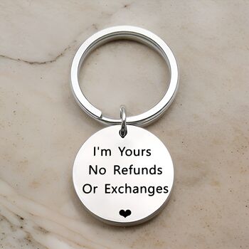 Forever Yours Sweetheart Keyring Gift, 3 of 4