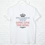 Traditional King Charles Coronation Adult T Shirt, thumbnail 1 of 2