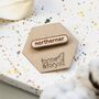 Wooden Northerner Engraved Brooch, thumbnail 2 of 2