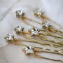 Celestial Star Wedding Hair Pin Set, thumbnail 3 of 6