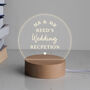 Personalised Desk Lamp Bride And Groom Wedding Signs, thumbnail 2 of 5
