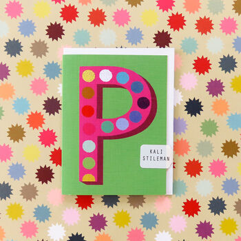 Mini P Alphabet Card, 4 of 5