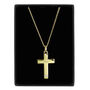 Personalised 9ct Gold Cross Necklace, thumbnail 3 of 6