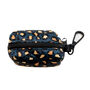 Funk The Dog Poo Bag Pouch Green And Gold Leopard, thumbnail 3 of 5