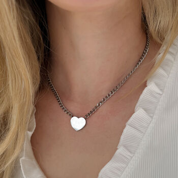 Personalised Handwriting Love Heart Necklace, 4 of 6