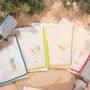 Personalised Embroidered Friendsmas Napkins With Ricrac, thumbnail 2 of 8