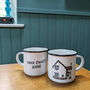 Personalised Home Sweet Home Illustrated Mugs, thumbnail 1 of 5