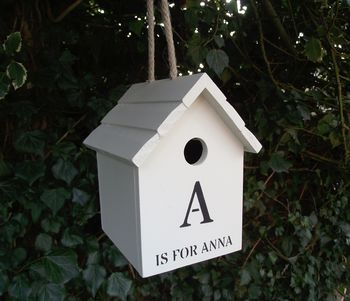 Personalised Alphabet Birdhouse, 2 of 3