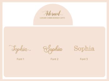 Embroidered Velvet Ribbon Place Setting, 9 of 9