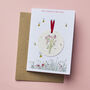Birth Flower Seed Paper Keepsake Card, thumbnail 1 of 3