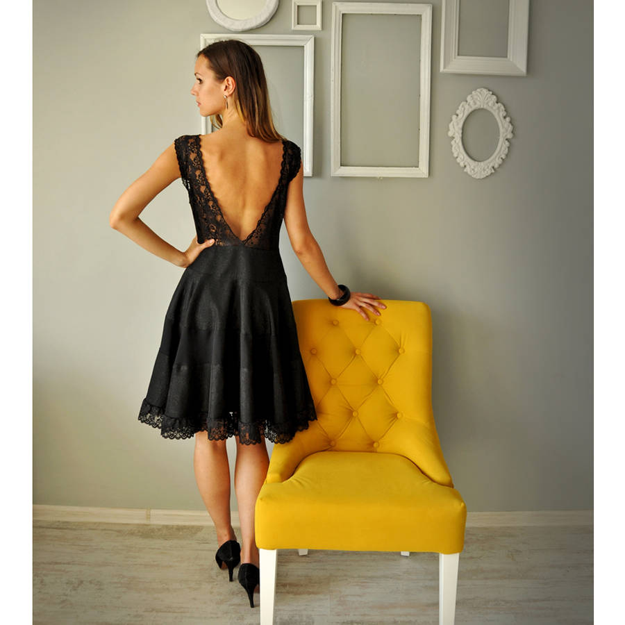 Image of Black Cocktail Dress