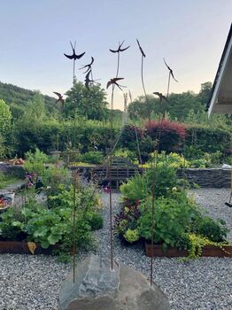 Three Metal Swallow Birds, 3 of 4