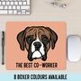 Personalised Boxer Mouse Mat, thumbnail 1 of 4