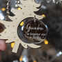 Memorial Christmas Tree With Mirror Bauble Decoration, thumbnail 2 of 5