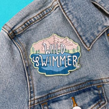 Wild Swimmer Sew On Patch, 2 of 3
