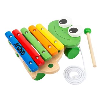 Child's Frog Shaped Pull Along Xylophone, 2 of 3