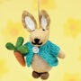 Personalised Rabbit In Blue Coat Decoration, thumbnail 4 of 5