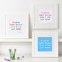 Personalised Quote And Word Prints For Children, thumbnail 3 of 10