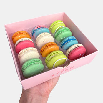 Summer Macarons Box Of Twelve, 2 of 4