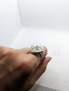 Tiny Terrarium Penguin Dome Ring, 5 of 5