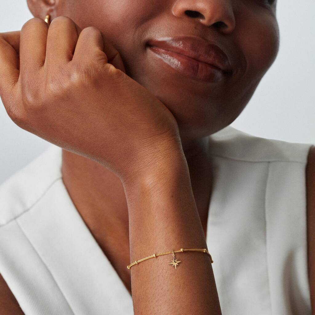 Your Guiding Star Bracelet Silver Or 18ct Gold Plated Vermeil, 1 of 5