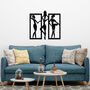 Wooden African Women Wall Art Set For Modern Home Decor, thumbnail 1 of 9