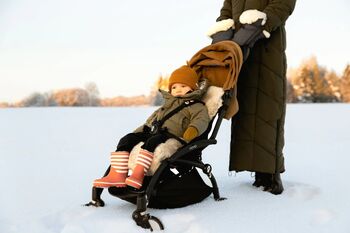 Sheepskin Cuff Pram Hand Mittens, 2 of 2