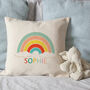 Personalised Rainbow Cushion Cover, thumbnail 1 of 7