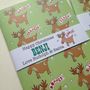 Children's Christmas Personalised Reindeer Notebook, thumbnail 4 of 9