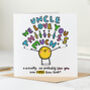 Uncle I Love You This Much Card, thumbnail 2 of 2