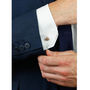 Rose Cufflinks – Rose Gold/Silver/Gold, thumbnail 2 of 9
